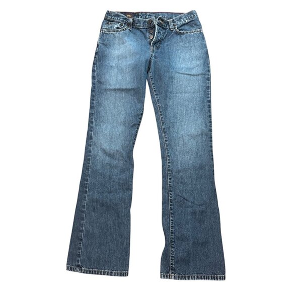 Abercrombie & Fitch Denim - Vintage Y2K Abercrombie & Fitch 1892 Womens Blue Denim Straight-Leg Button-Fly J